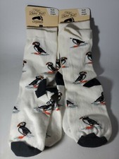 2 PAIR Penguin Print Socks Socks Size Youth 13, 1-5