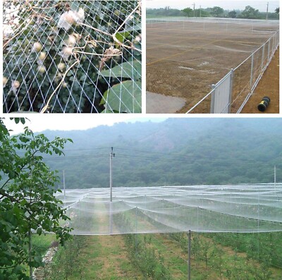 9.8 x 26 Ft Garden Netting with 1'' Square Mesh with Cable Tie