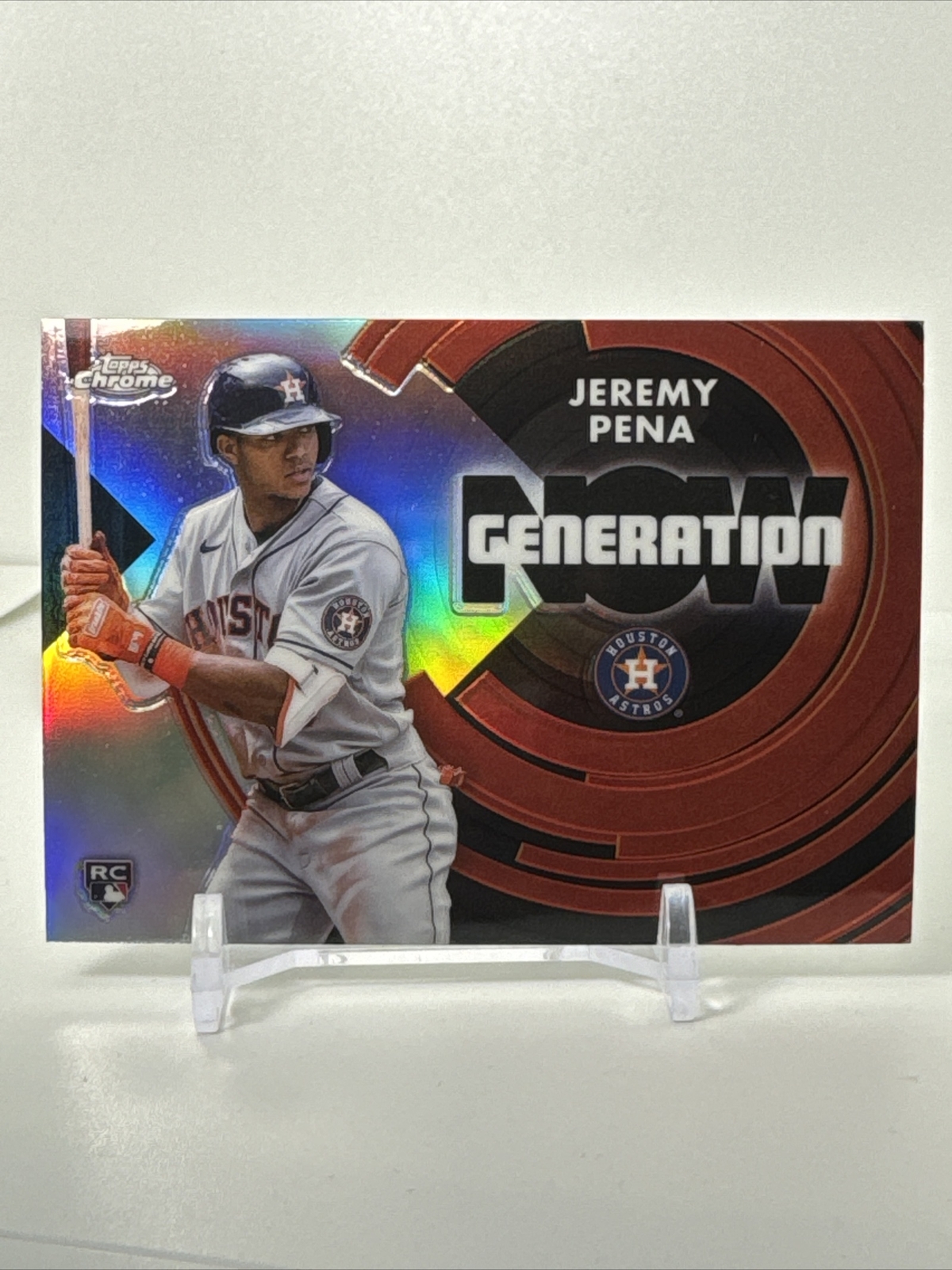 2022 Topps Chrome Update Jeremy Pena RC Generation Now Insert #GNC-10 Astros