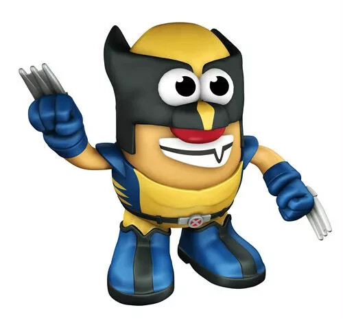 PLAYSKOOL MR.POTATO HEAD X-MEN WOLVERINE MARVEL DC COMICS SUPER