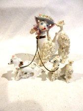 Vintage Original Amart Creations Ceramic Poodle Mother & Puppies Vintage Original Amart Creations Ceramic Poodle Mother & Puppies