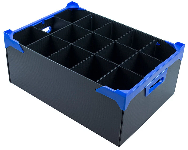 Glassjacks Wine Glass Storage Box Holds 15 Glasses Cell Size
