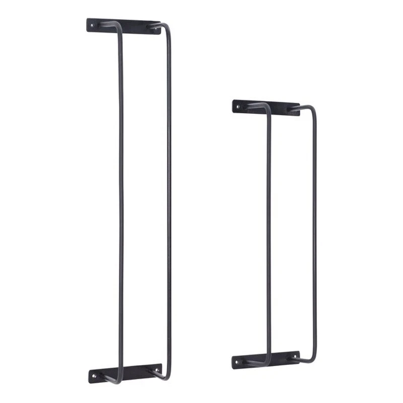 Linon Bethany Metal Two Pack Towel Racks in Black | eBay