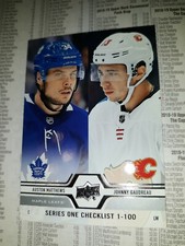2019-20 Upper Deck Auston Matthews Johnny Gaudreau #199