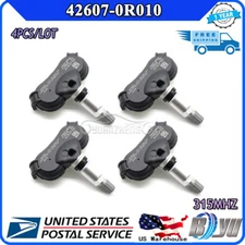 New 42607-0R010 TPMS For TOYOTA RAV4 Tire Pressure Monitor Sensor Set of 4PCS US