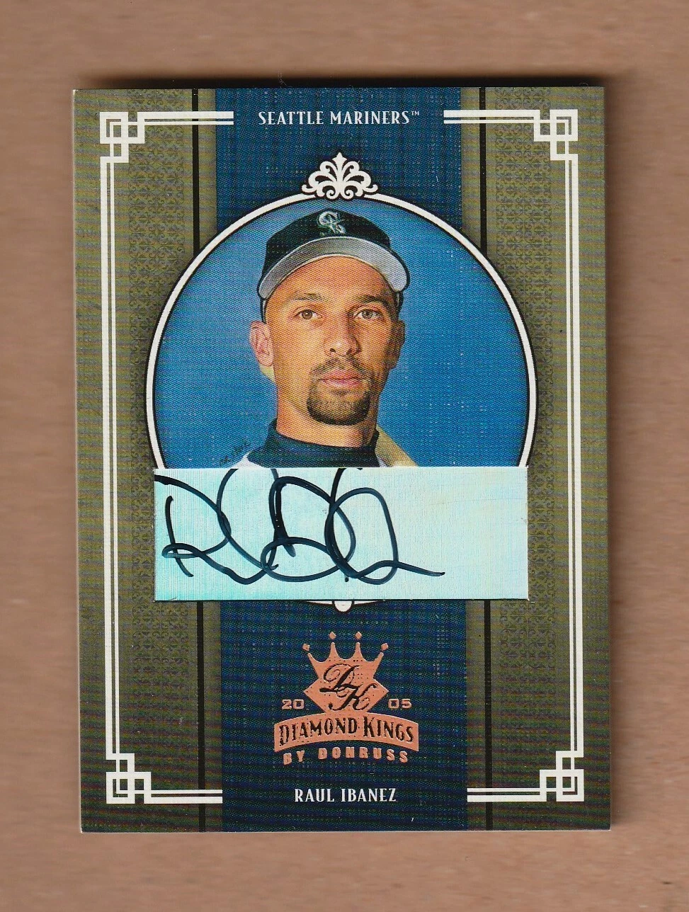 RAUL IBANEZ 2005 Diamond Kings Crowning Moment Auto #94/100 (MB)