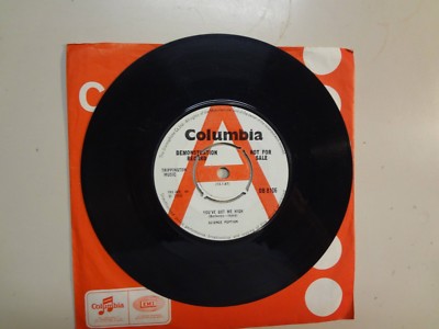 SCIENCE POPTION:You ve Got Me High-Back In Town-U.K. 7'' 67 Columbia DB 8106 Demo