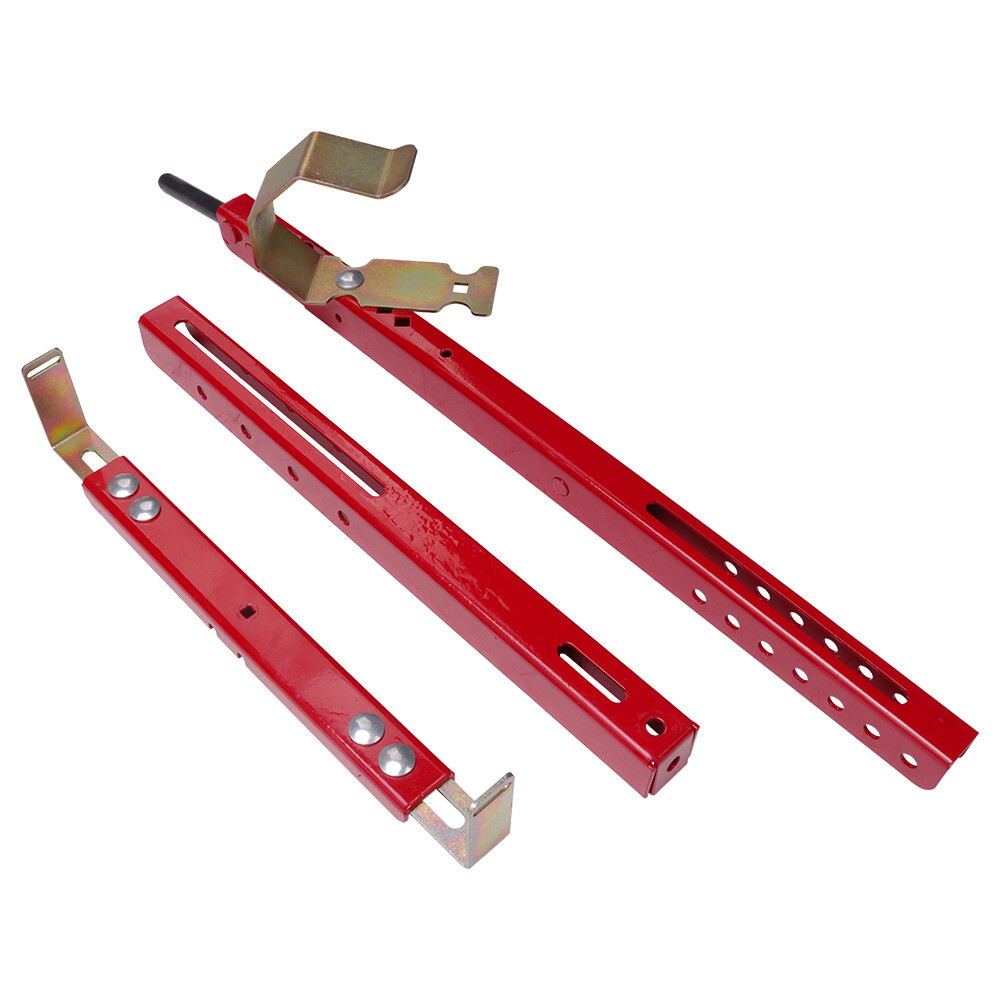 TIEWARDS Red Steel Backpack Blower Holder Rack For Lawn & Landscaping Trailers - Fixed Frame, Part #TIC234V01 9 thumbnail image