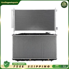 Aluminium Radiator and A/C Condenser Cooling Kit For 2008-2012 Honda Accord 2.4L