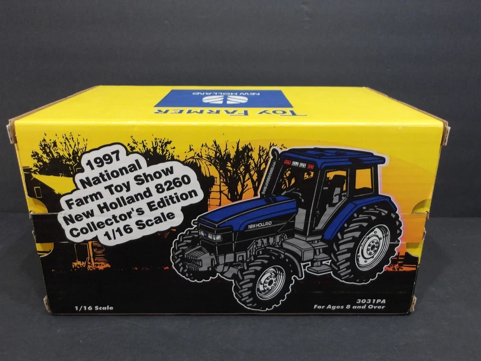 全新 1991 年 ERTL 8260 拖拉机 1/16 比例压铸金属 #3031P — 第 2/4 张图片