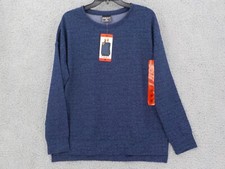 32 DEGREES HEAT SWEATSHIRT WOMENS SZ M HEATHER BLUE ROUND NECK PULLOVER COZY NWT