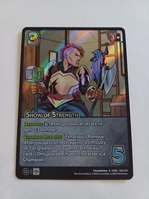 Stärke zeigen Kritische Rolle Heroes of Exandria Rare #126