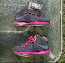 Size 10.5 - Nike Air LeBron James 10 X EXT Denim QS Premium Basketball Vintage