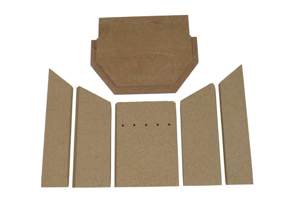 OFENTECHNIK FISCHER Ersatzteil Feuerraumauskleidung Usedom D Dauerbrand Brennraum für Justus