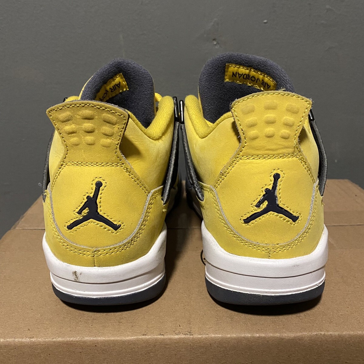 Jordan 4 Retro Lightning 2021 GS Size 5.5 Used No Box