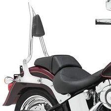 MOFUN 24" Sharp Backrest Sissy Bar For Harley Softail Custom, Springer Softail..