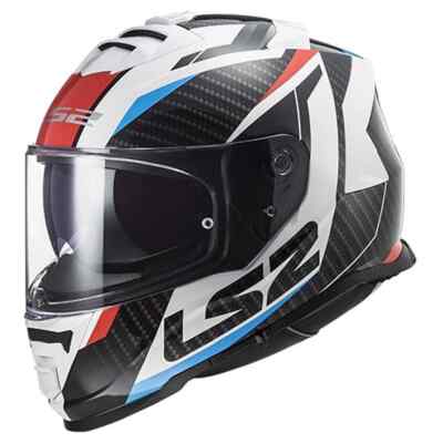 LS2 800-1257 ASSAULT FF RACER WHITE RED