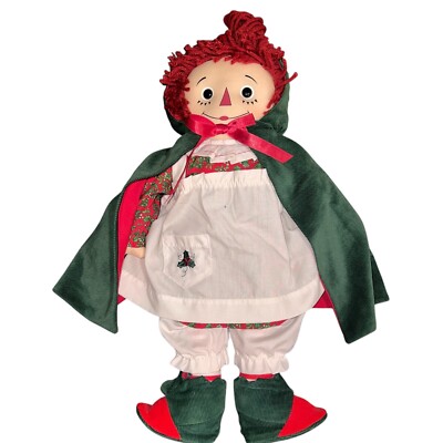 Raggedy Ann 17'' HOLIDAY KEEPSAKE Christmas Doll, #409 Of 7500 Dakin