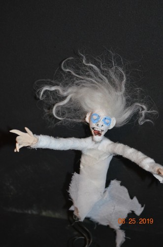 Dollhouse Halloween Ghost doll Handmade by Nicole Swanbeck Ghost C - Picture 4 of 4