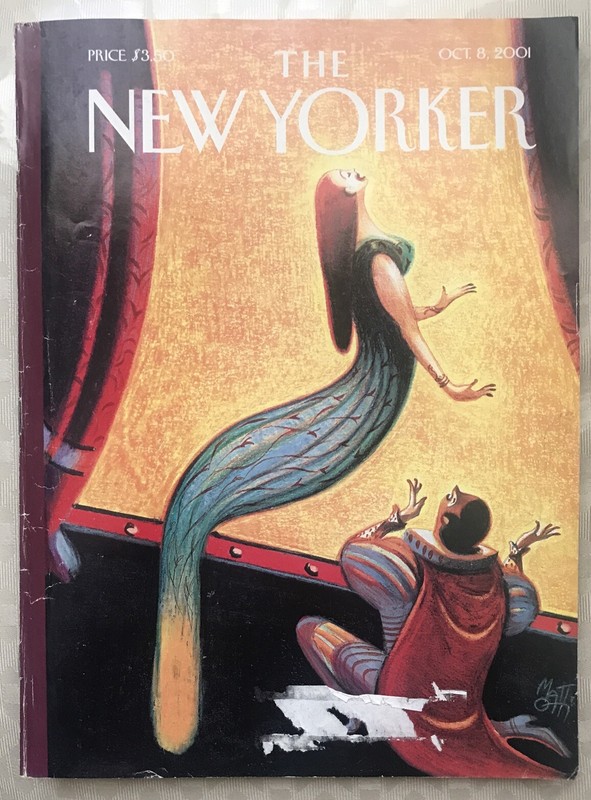 The New Yorker Magazine October 8 2001 “Rising Voices” by Lorenzo Mattotti