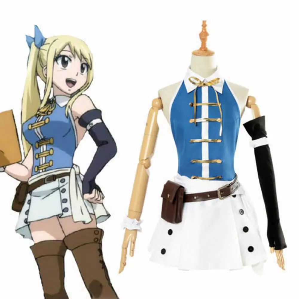 Fairy Tail Lucy Heartfilia Cosplay Costume - A Edition