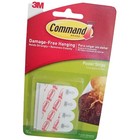 3M Command Damage-Free Hanging Poster Strips Removeable 12 Count