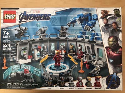 iron man lego set hall of armor