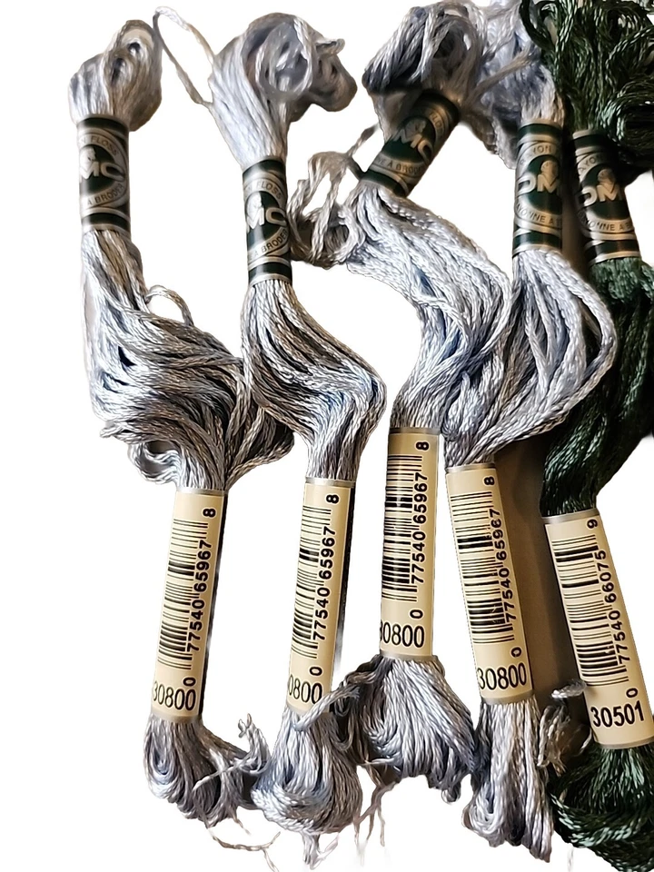 DMC 6-Strand Rayon Embroidery Floss Lot of 15 Skeins  - Image 2 of 4