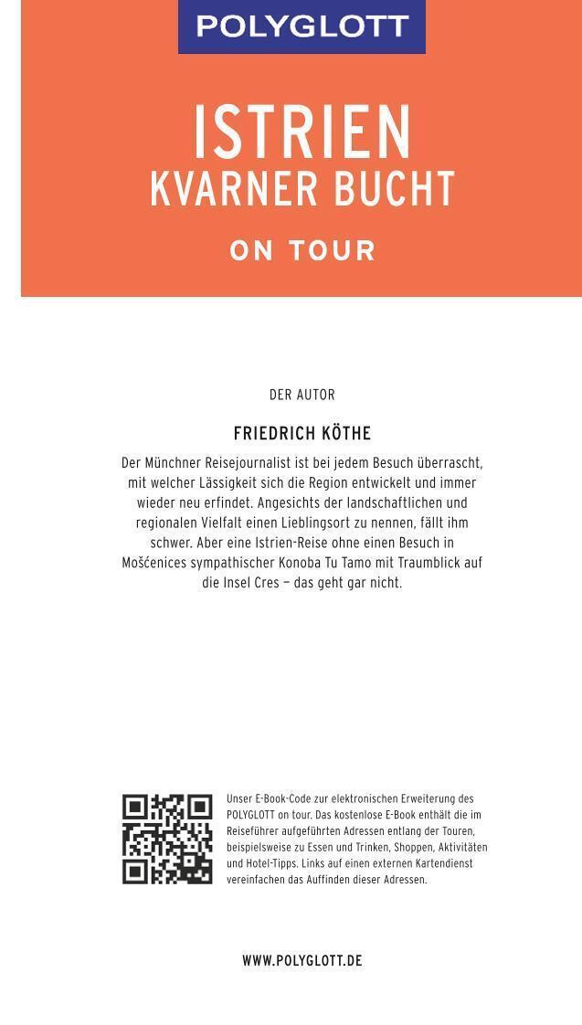 Thumbnail - Friedrich Köthe | Polyglott On Tour Reiseführer Istrien/kvarner Bucht