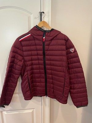 Rossignol Ski Verglas Hooded Down Puffer Jacket Bordeaux - XXL BRAND NEW NWT