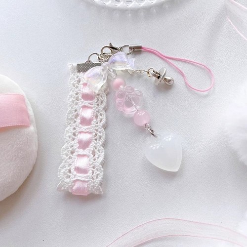 Anti-loss Cat Ribbon Phone Charms Girls Sweet Accessories - 第 13/14 張圖片