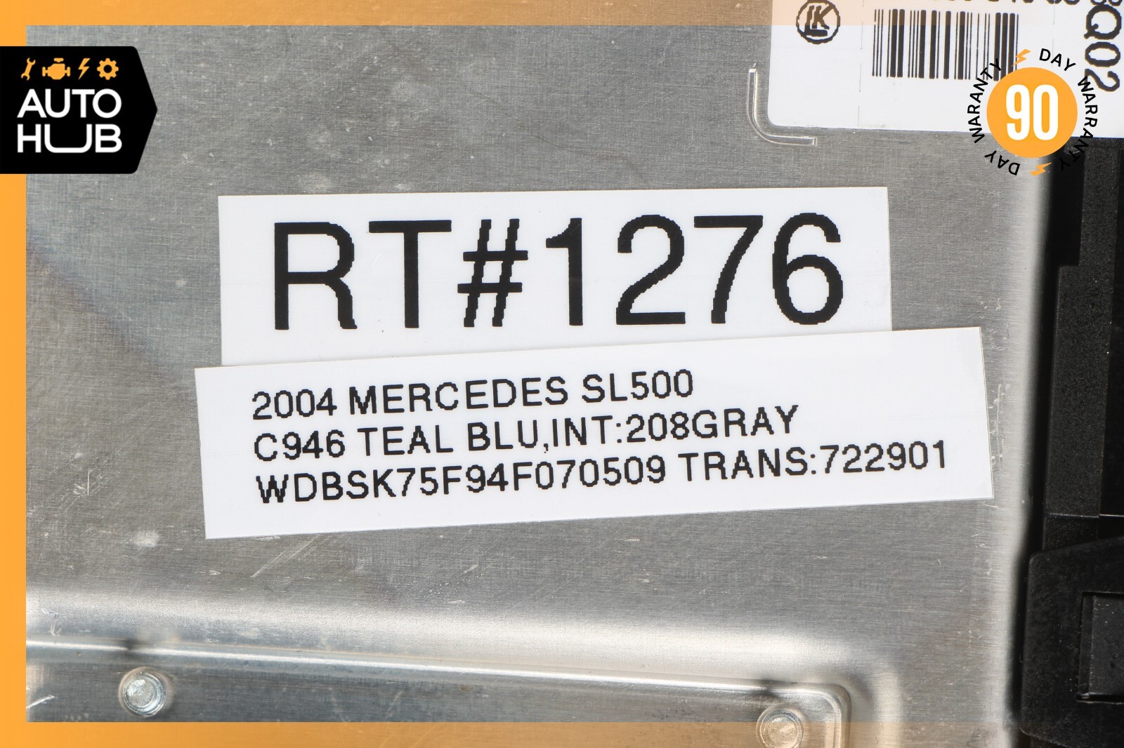 03-12 Mercedes R230 SL500 SL55 AMG SL550 Rear SAM Fuse Box Relay Module OEM