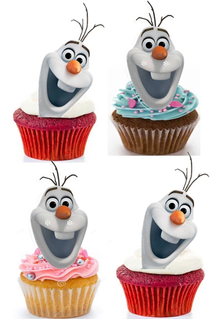 Frozen Olaf Cupcake Cake