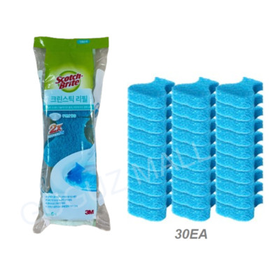 Renew 3M Scotch Brite Disposable Toilet Bowl Cleaner Clean Stick - Refills 30EA