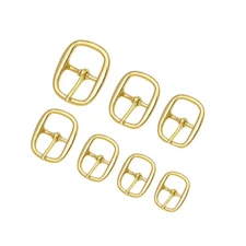 Solid Brass Belt Slider Adjuster Belt Buckle 18.5mm 20mm 26mm 30mm 35mm 38mm