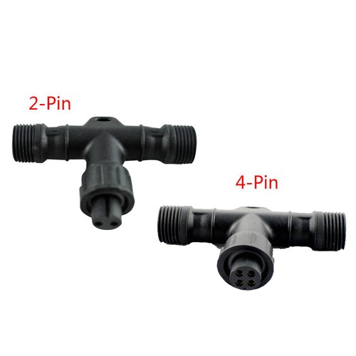 2Pin/4Pin/5Pin T-connector For Outdoor LED Monochrome/RGB/RGBW Deck Light IP67 - Picture 2 of 15
