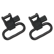 Uncle Mikes Swivels QD SS BL 1.25" Black, mfg 1403-3