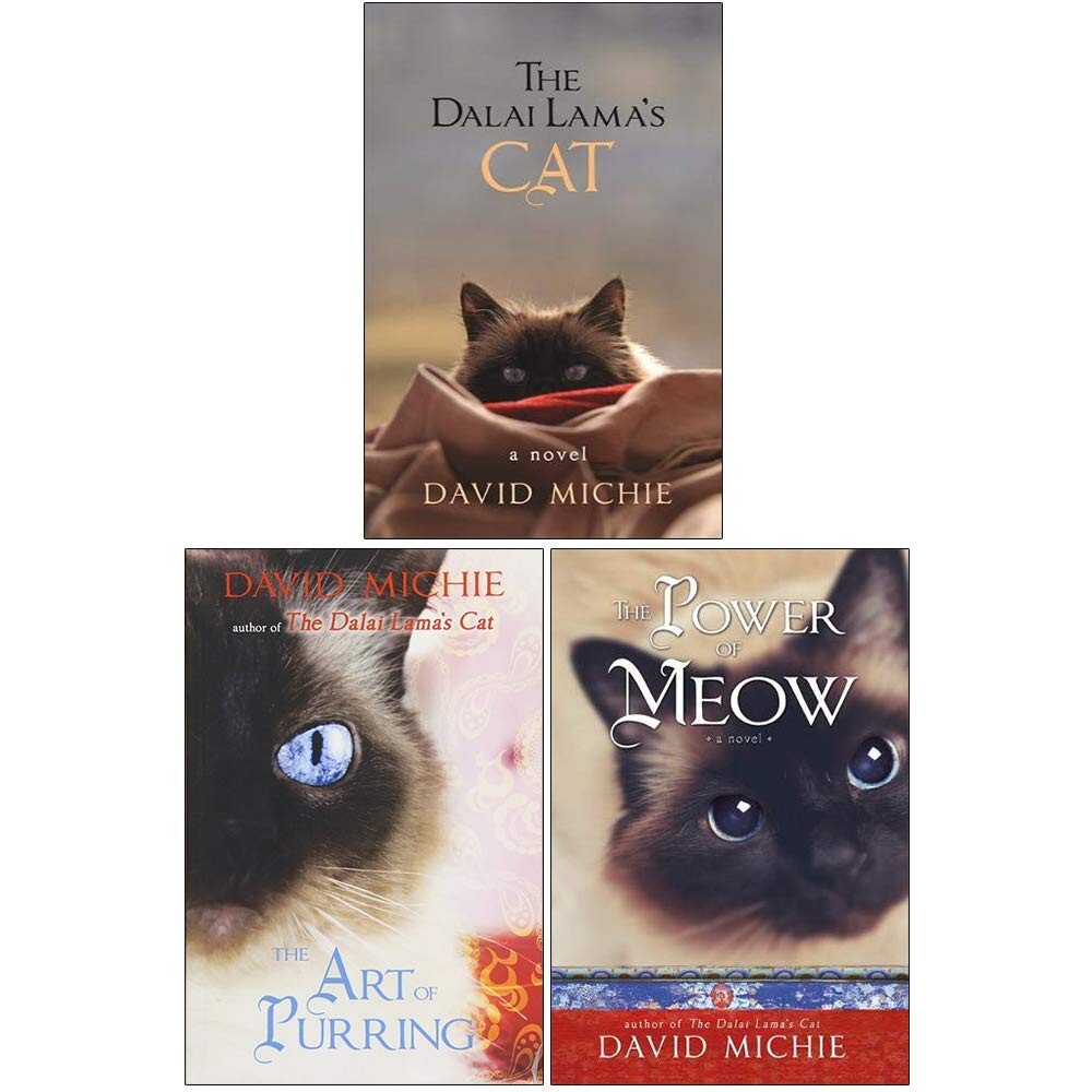 The Dalai Lama's Cat 3 Books Collection Set by David Michie (The Power of Meow)