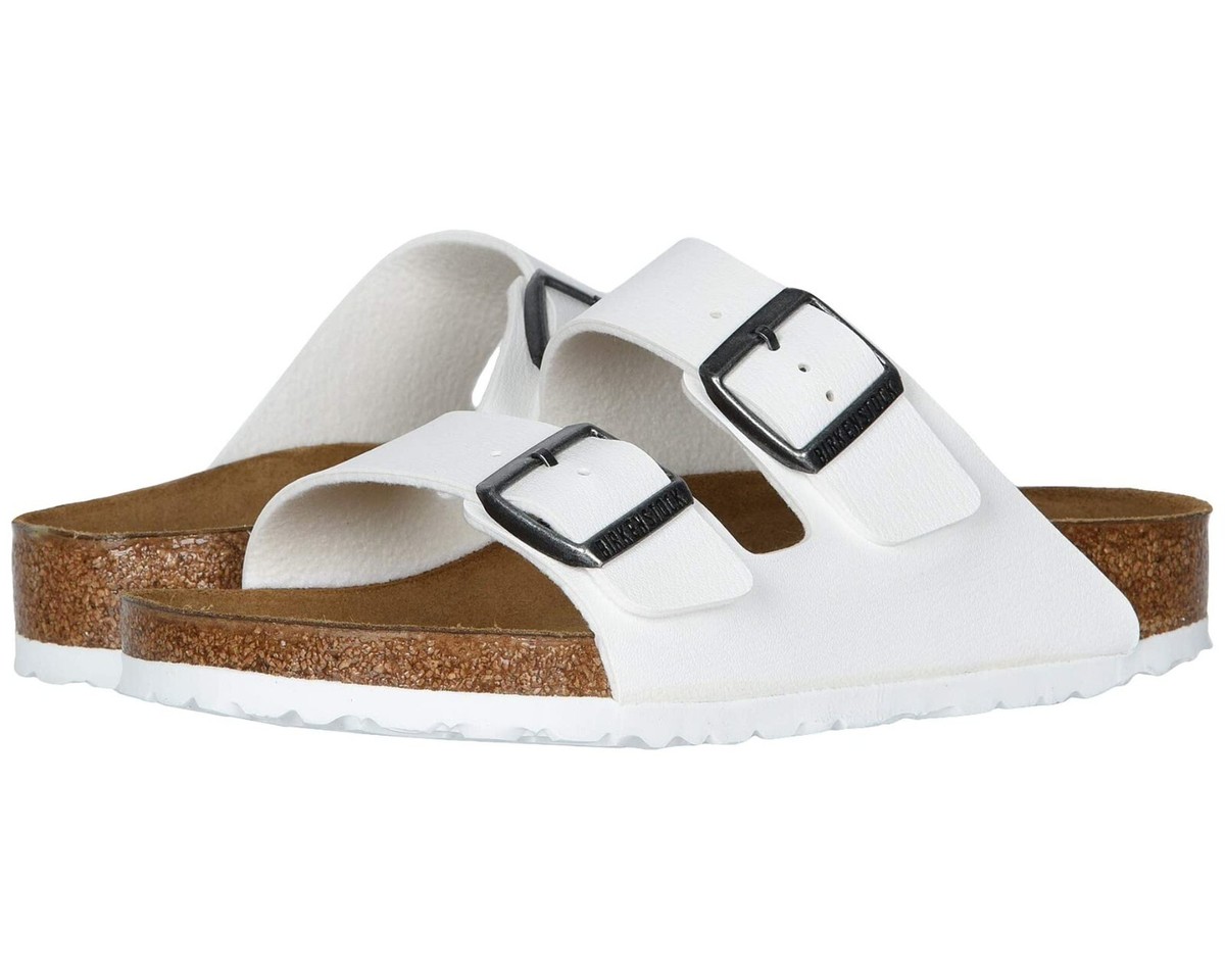 BIRKENSTOCK Arizona White 37 24㎝ Birkenstock Z1468* Women White Unisex Arizona Birko-Flor
