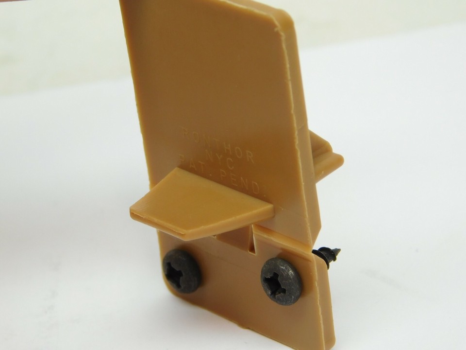 5-Pack with Screws Folding Drawer Pull Out Stop Block Safety Hardware ...