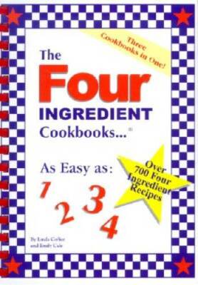 #ad #ad The Four Ingredient Cookbooks Three Cookbooks in One Plastic Comb VERY GOOD $3.97