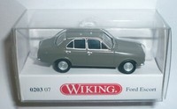 Wiking 020307 Ford Escort Mk I 4-TüRig 1968 - 1974 Quarzgrau 1:87 Spur H0