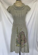 Anthropologie Sleeping on Snow Soft Pour Sweater Dress M RARE Sweaterdress