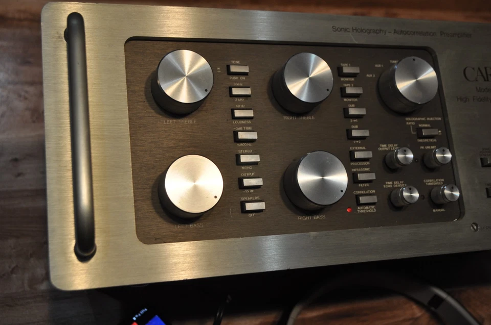 CARVER Control Console Preamplifier C-4000 TESTED Powers On, Has Audio Output - Image 2 of 4