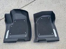 2019-2026 Chevrolet Silverado Front FACTORY Floor Liners 84982184 Black OEM GM