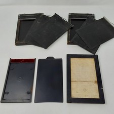   Vintage Graflex 4x5 Film Holders 2 Eastman Printing Frame  Metal Sheath Lot