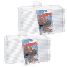 50 Pack Clear Protector Case Compatible with Hot-Wheels Model Cars Clamshell ...