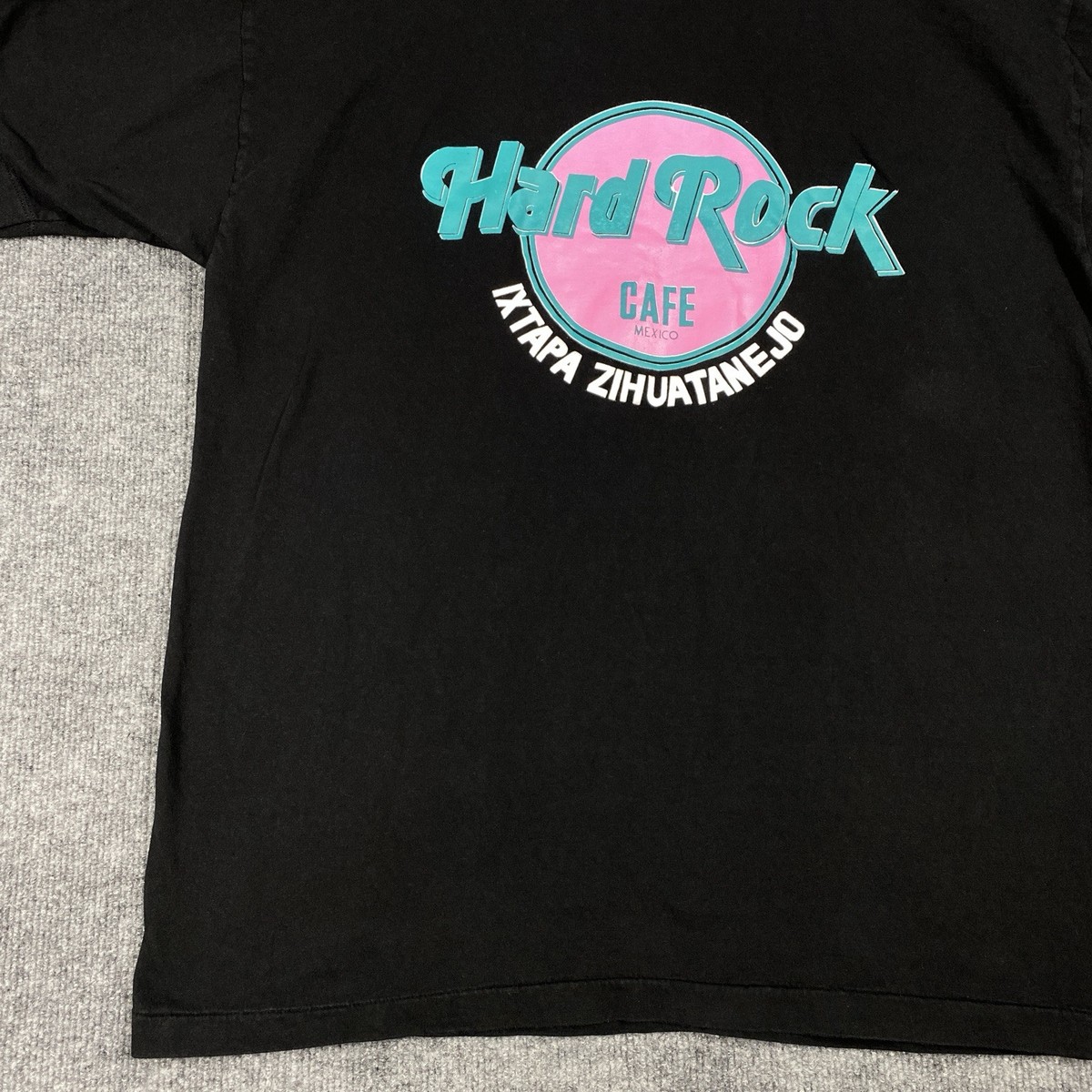 VINTAGE 80s 90s Hard Rock Cafe T Shirt Size Large Mexico Ixtapa