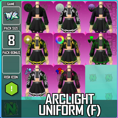 World Zero WZ - 8 PACK - ARCLIGHT UNIFORM (F)