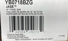 Moen YB0718BZG Jase 18" Towel Bar,Bronzed Gold NEW 
